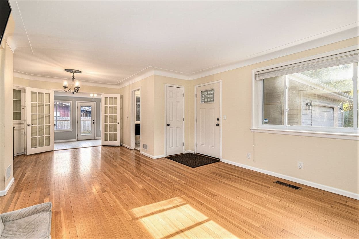 Room virtually staged in Modern style with StageHQ AI virtual staging