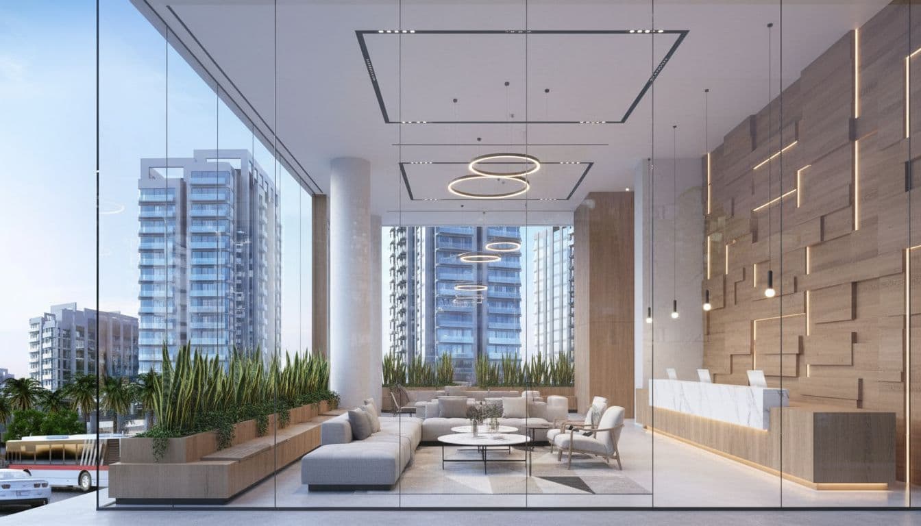 Room virtually staged in Modern style with StageHQ AI virtual staging