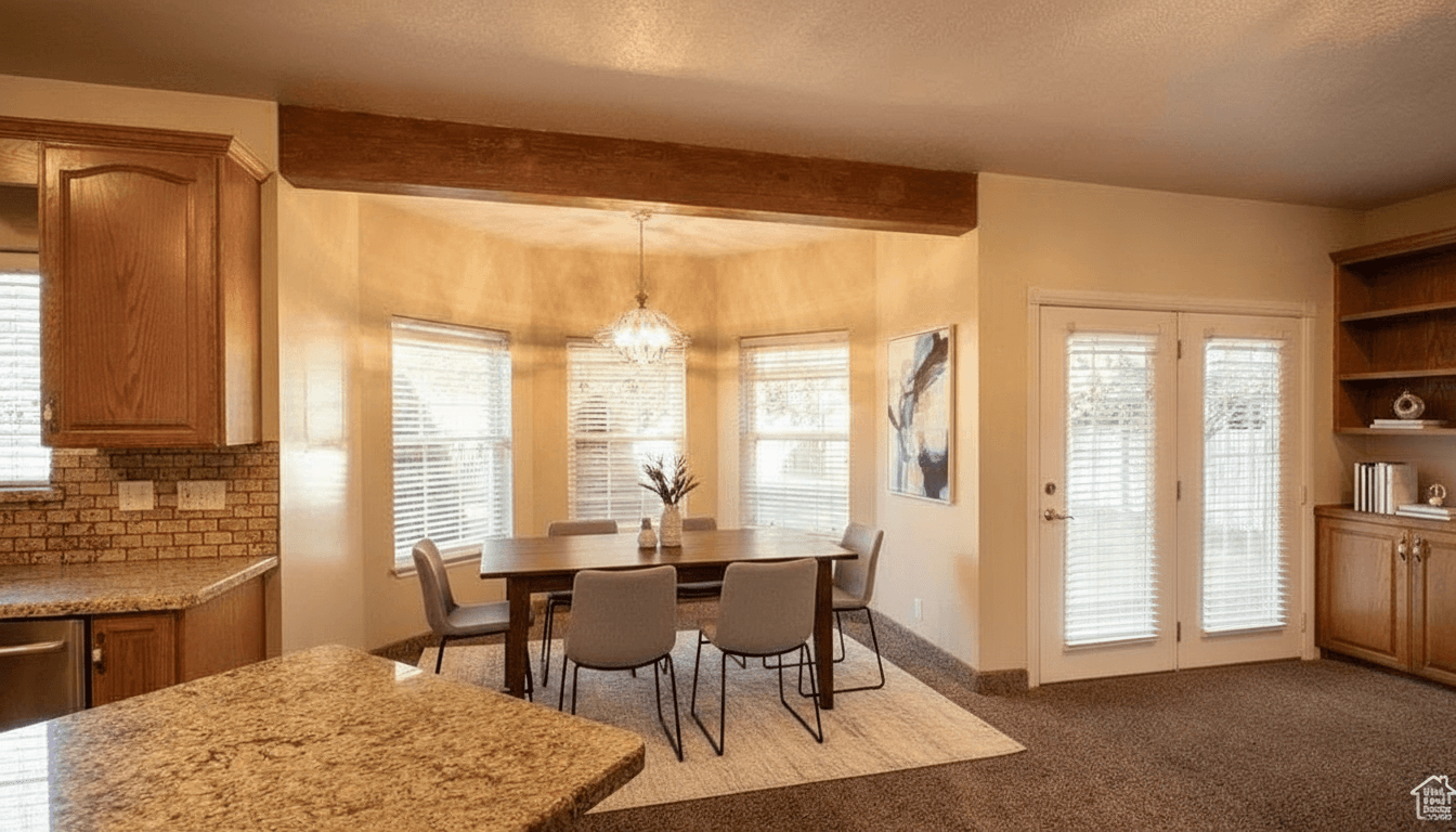 Room virtually staged in Modern style with StageHQ AI virtual staging