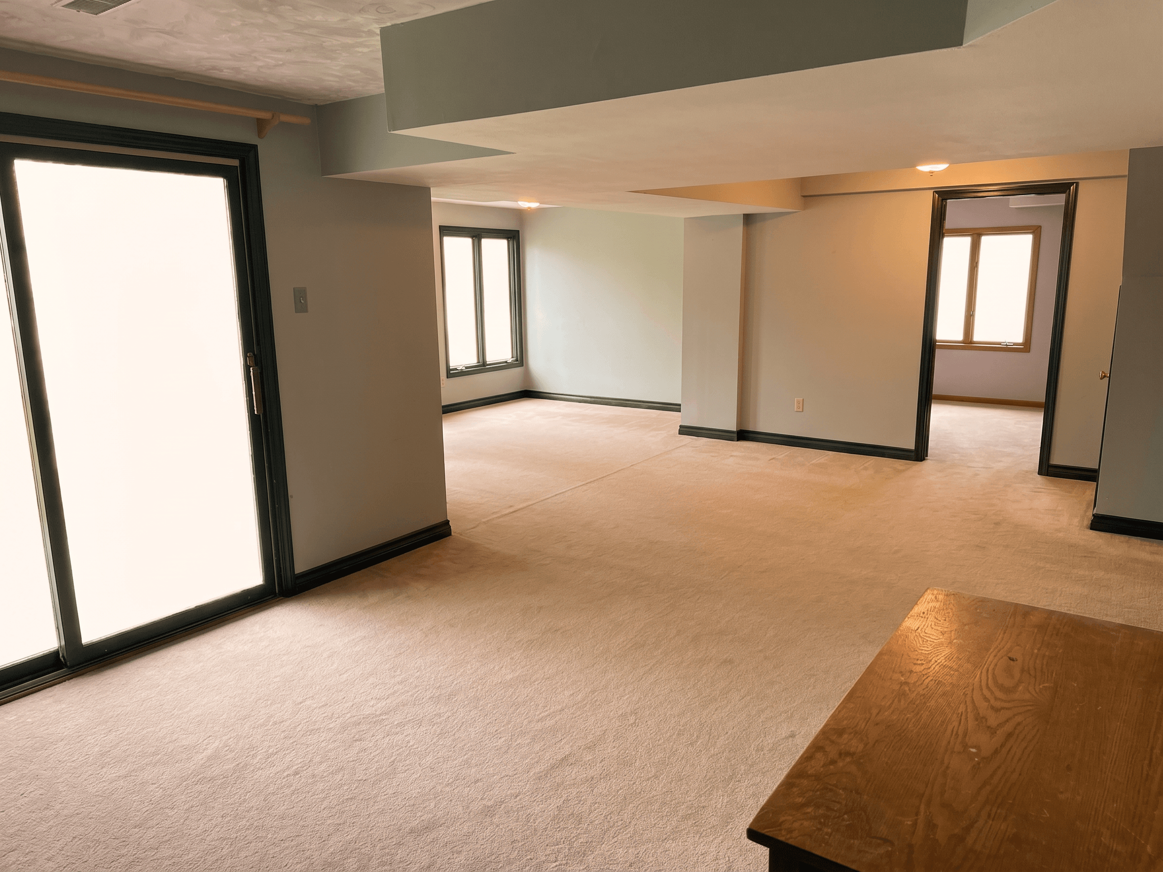Living Room virtually staged in Modern style with StageHQ AI virtual staging