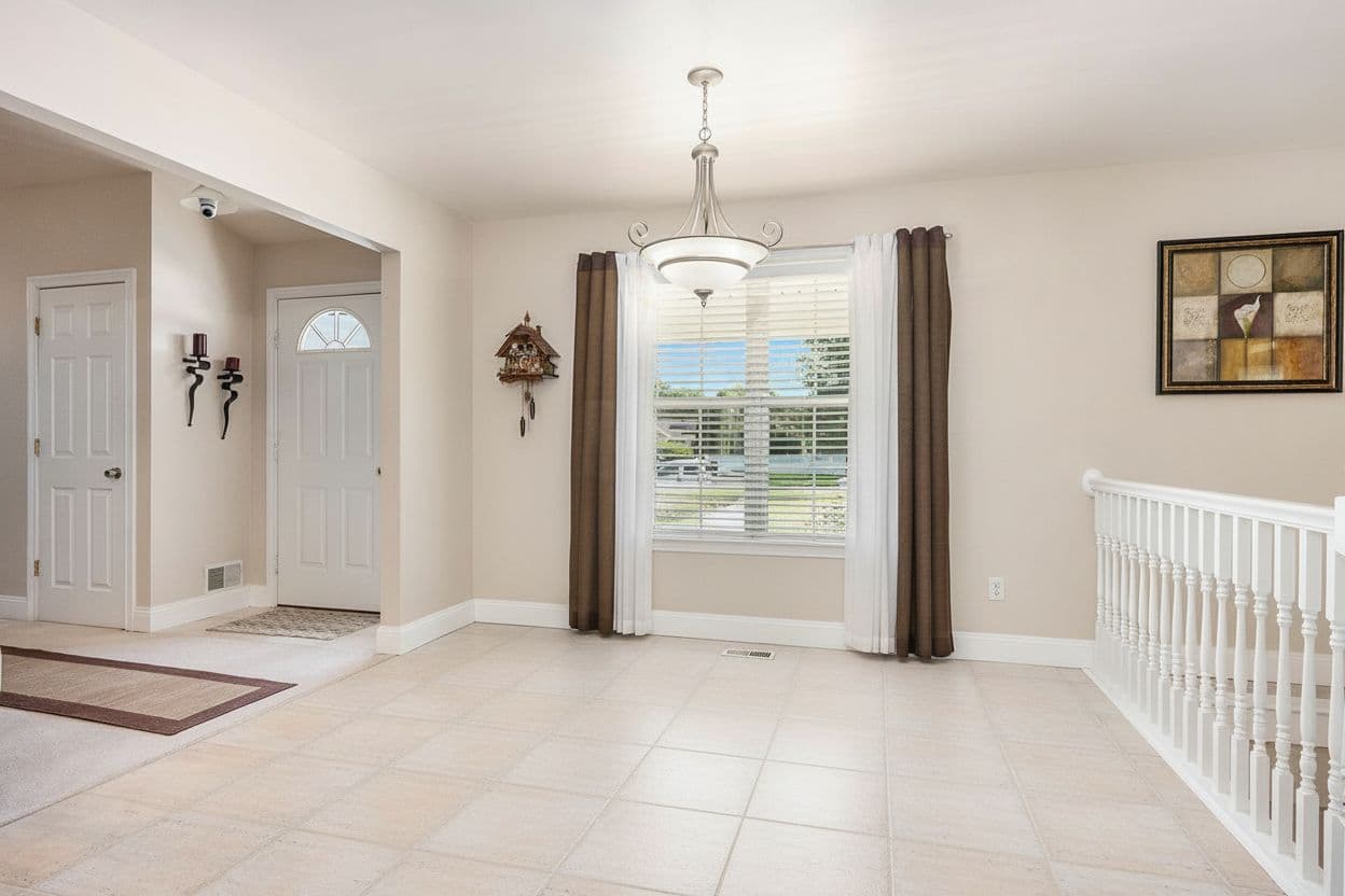 Room virtually staged in Modern style with StageHQ AI virtual staging