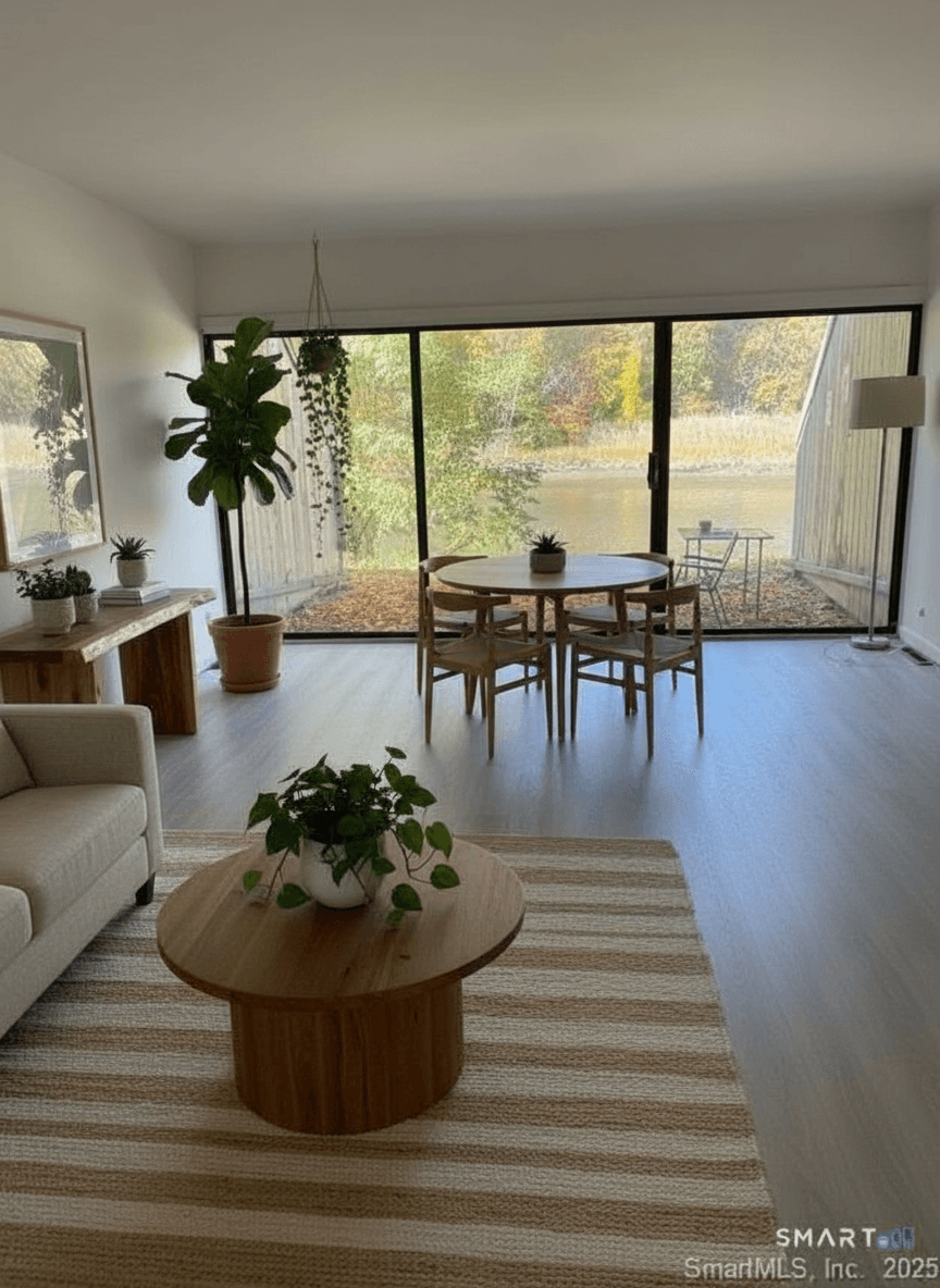 Room virtually staged in Modern style with StageHQ AI virtual staging