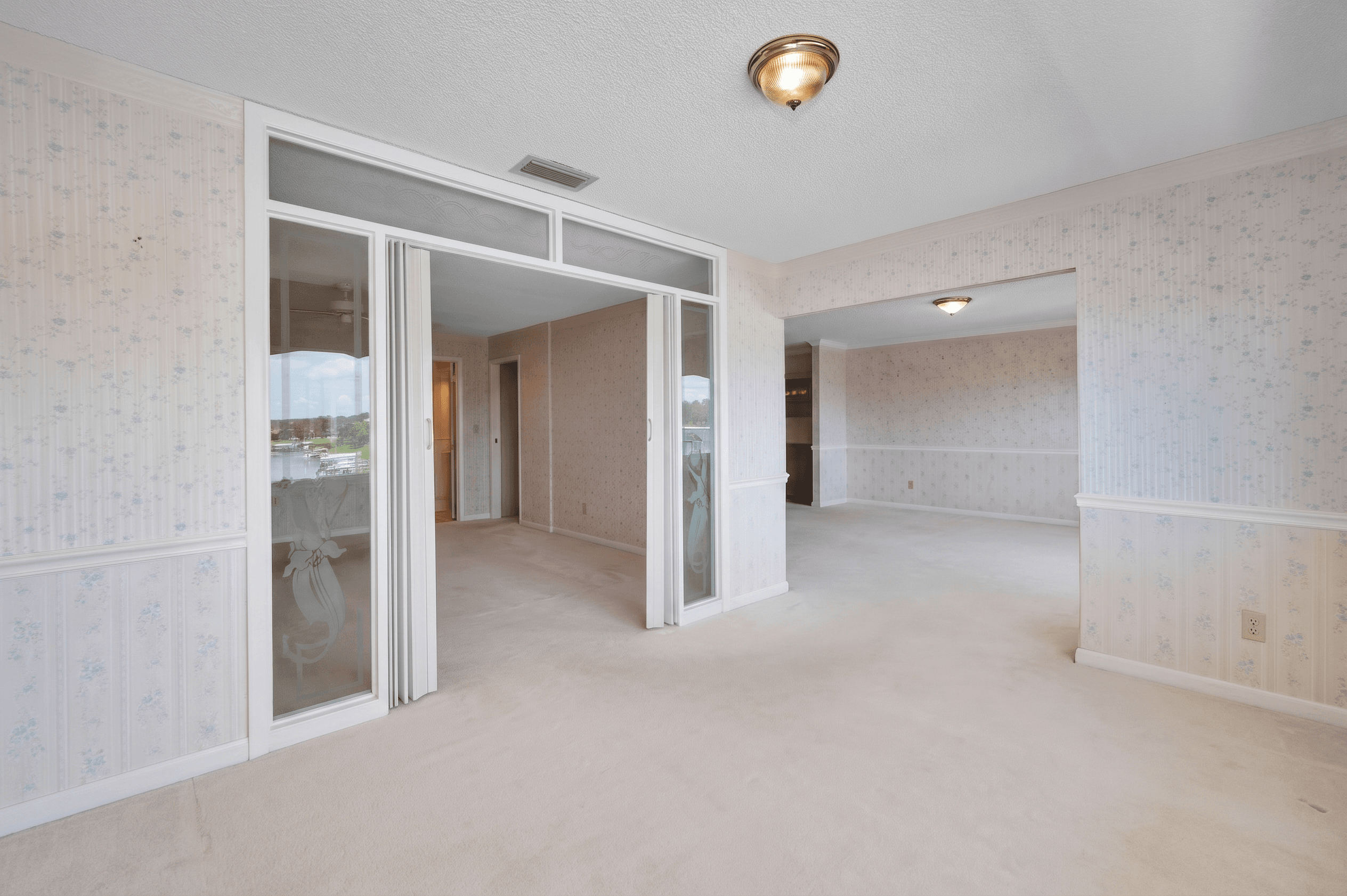Room virtually staged in Modern style with StageHQ AI virtual staging