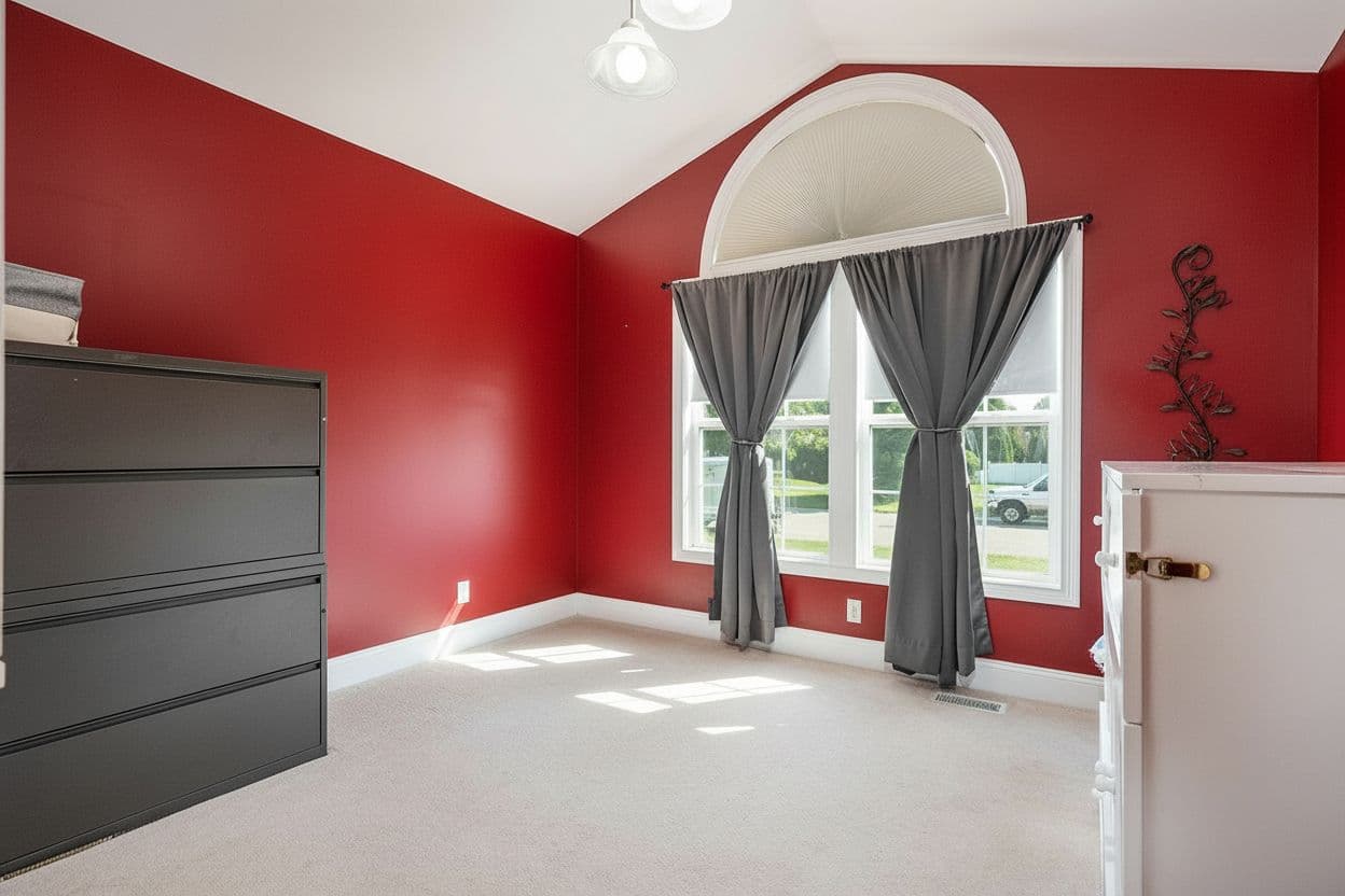 Room virtually staged in Modern style with StageHQ AI virtual staging