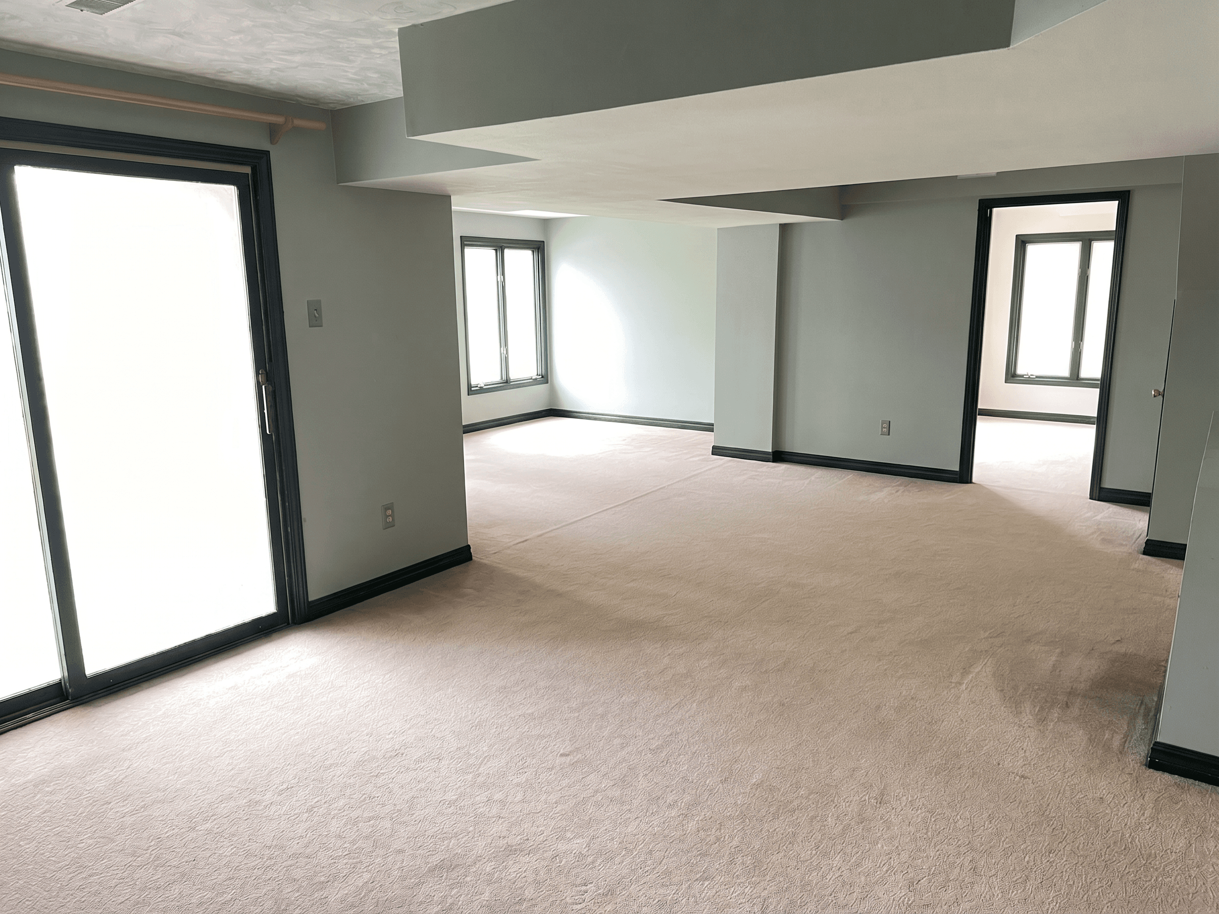 Room virtually staged in Modern style with StageHQ AI virtual staging