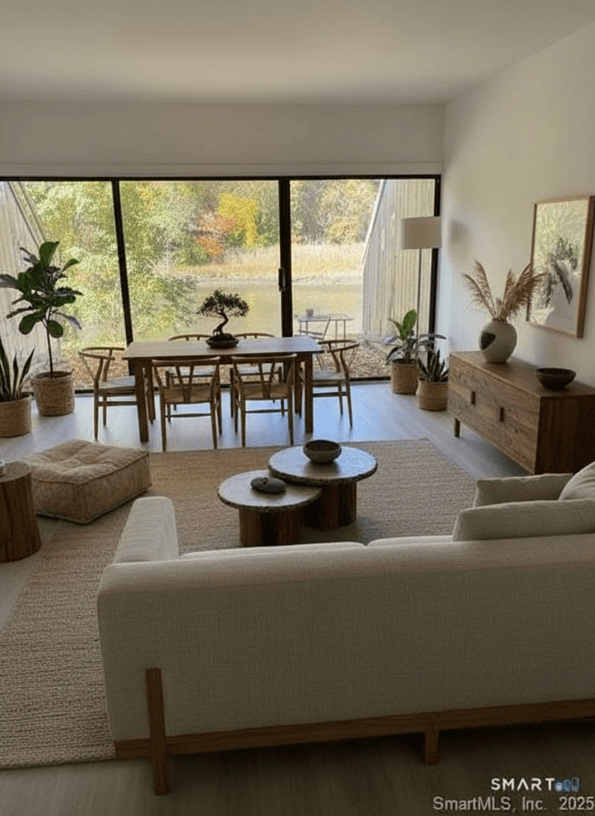 Room virtually staged in Modern style with StageHQ AI virtual staging