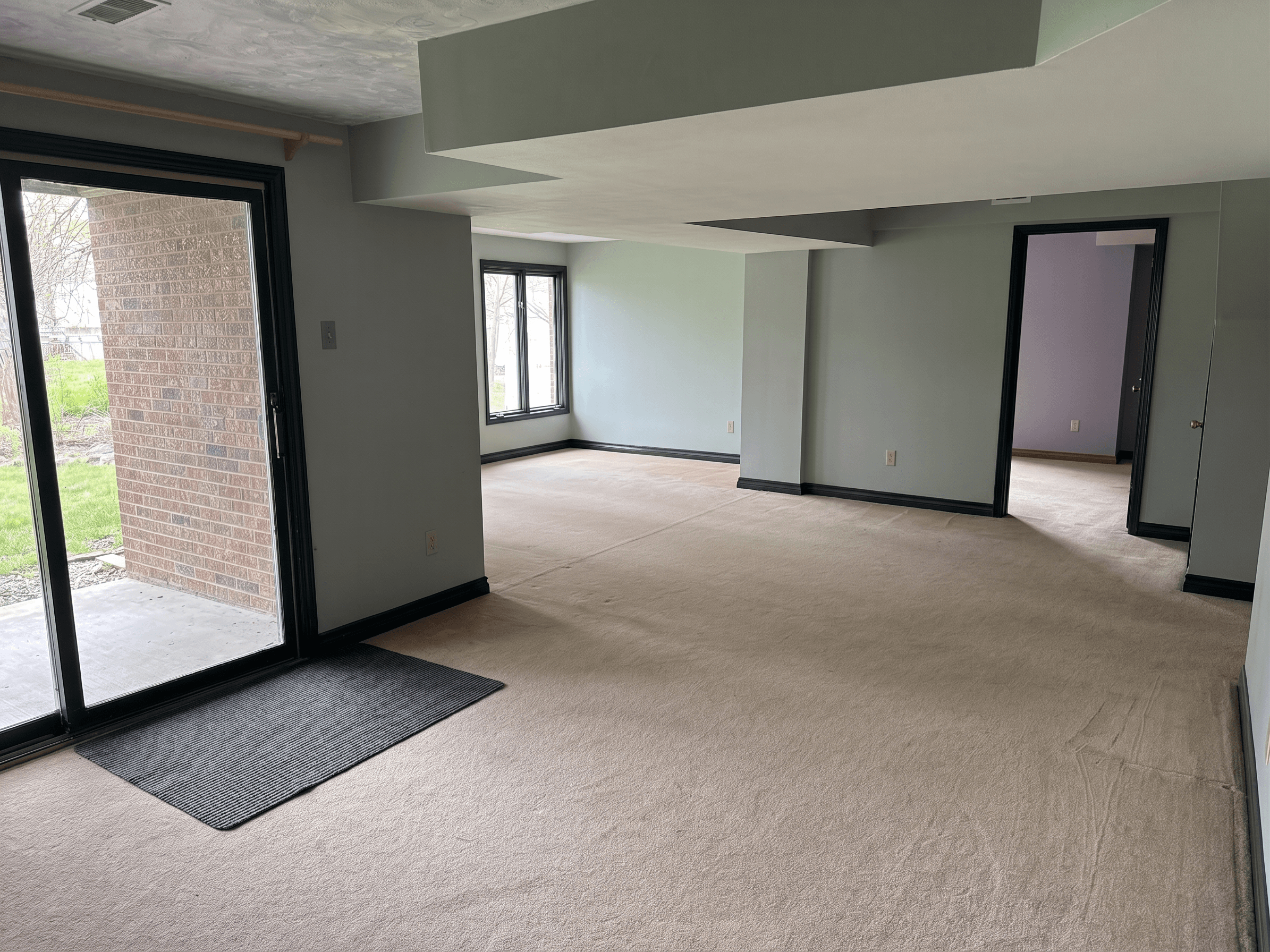 Room virtually staged in Modern style with StageHQ AI virtual staging