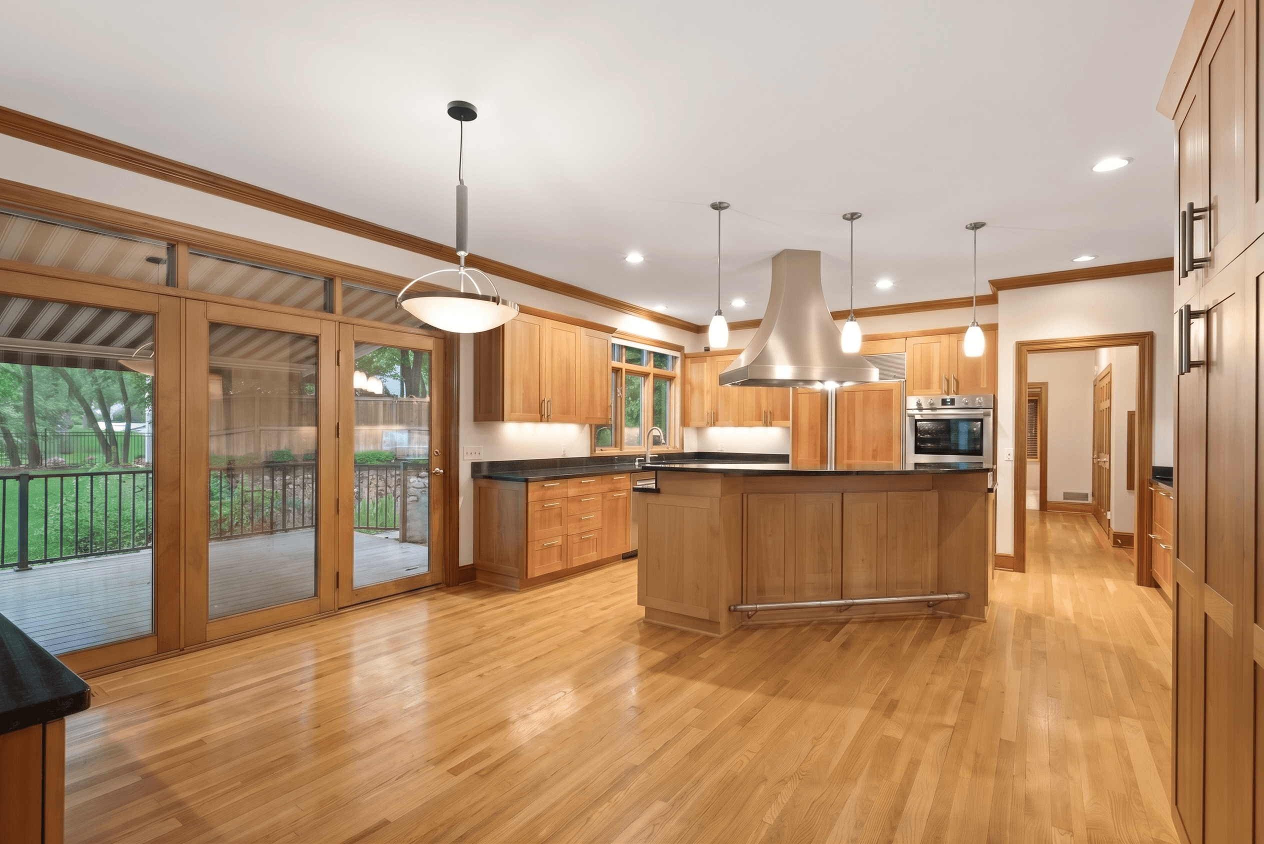 Room virtually staged in Modern style with StageHQ AI virtual staging