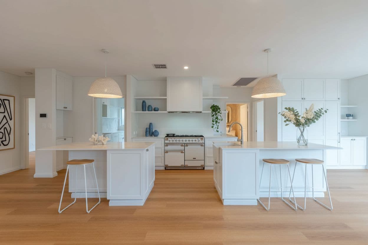 Living Room virtually staged in Modern style with StageHQ AI virtual staging