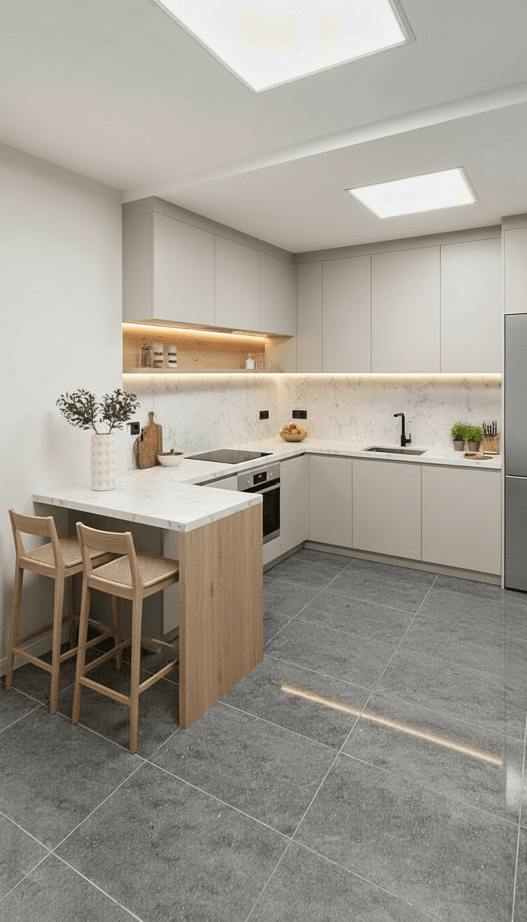 Room virtually staged in Modern style with StageHQ AI virtual staging