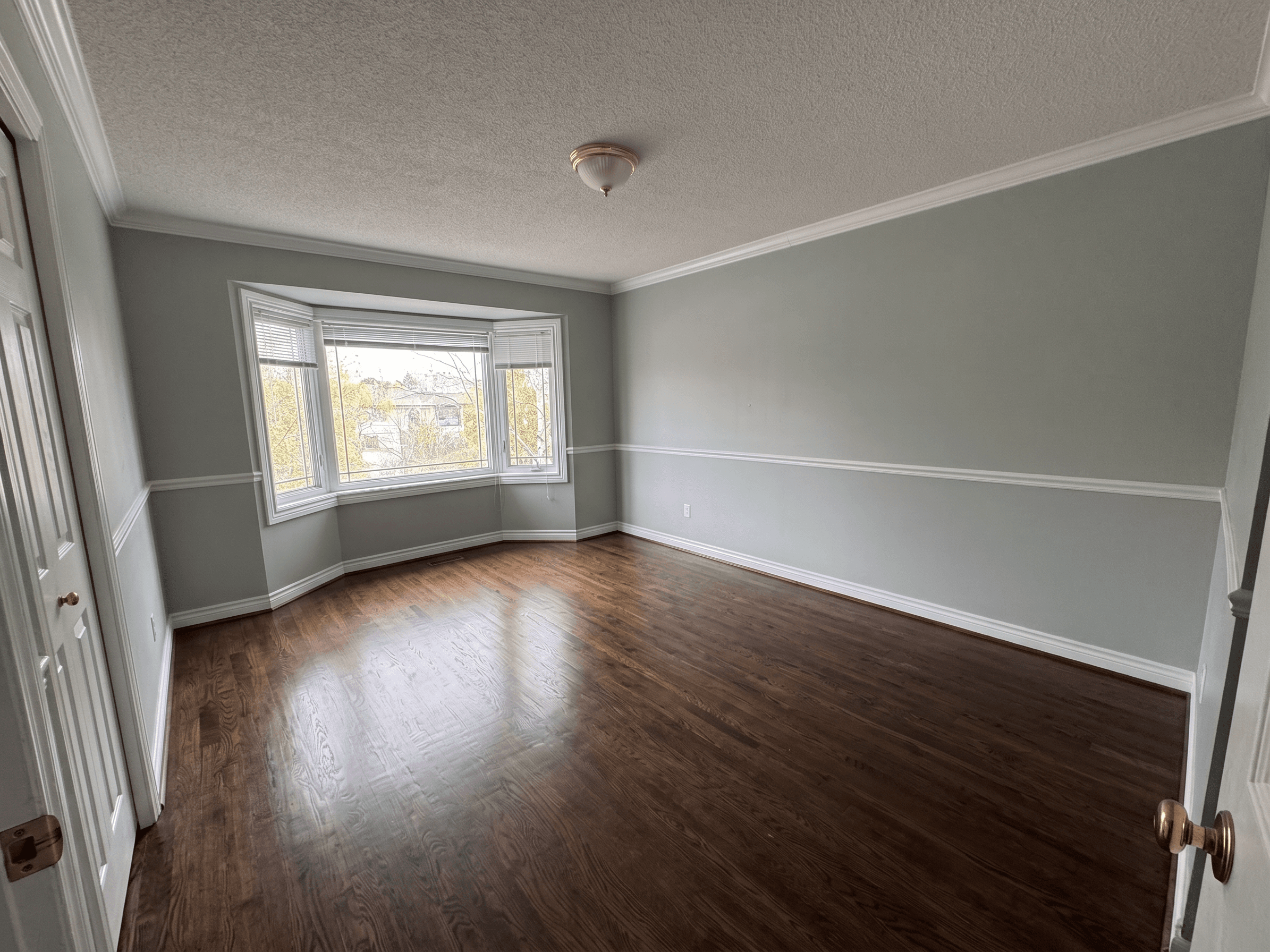 Room virtually staged in Modern style with StageHQ AI virtual staging