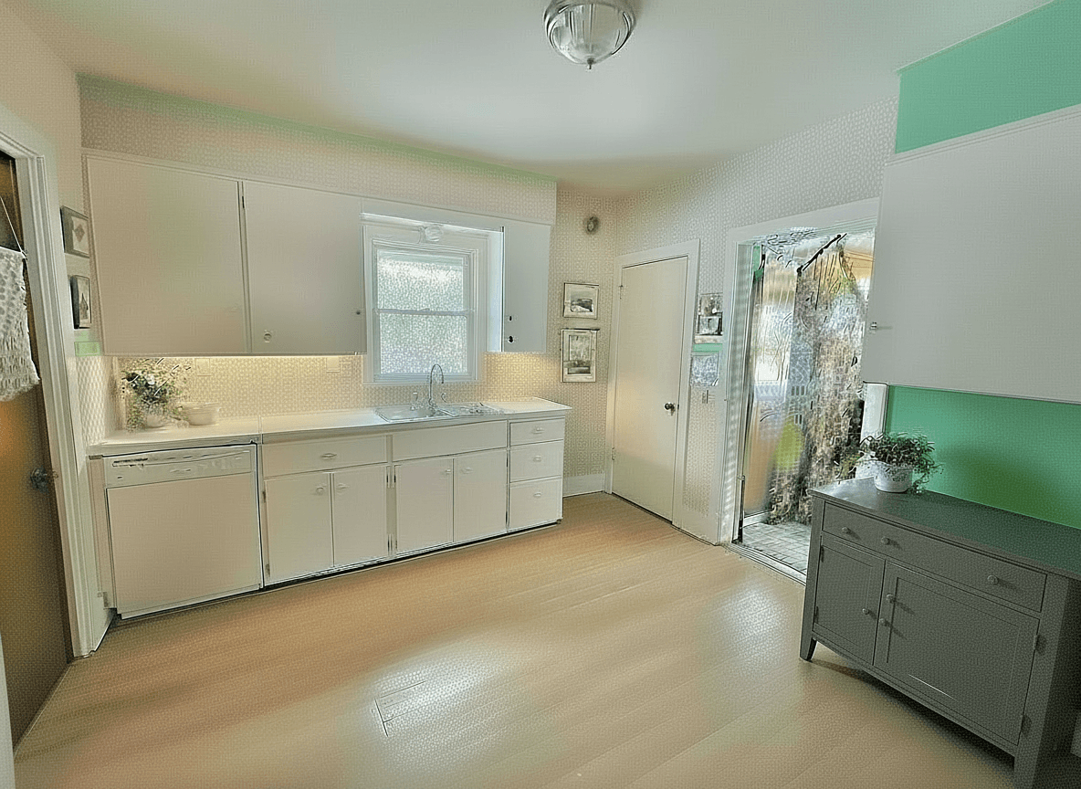 Room virtually staged in Modern style with StageHQ AI virtual staging