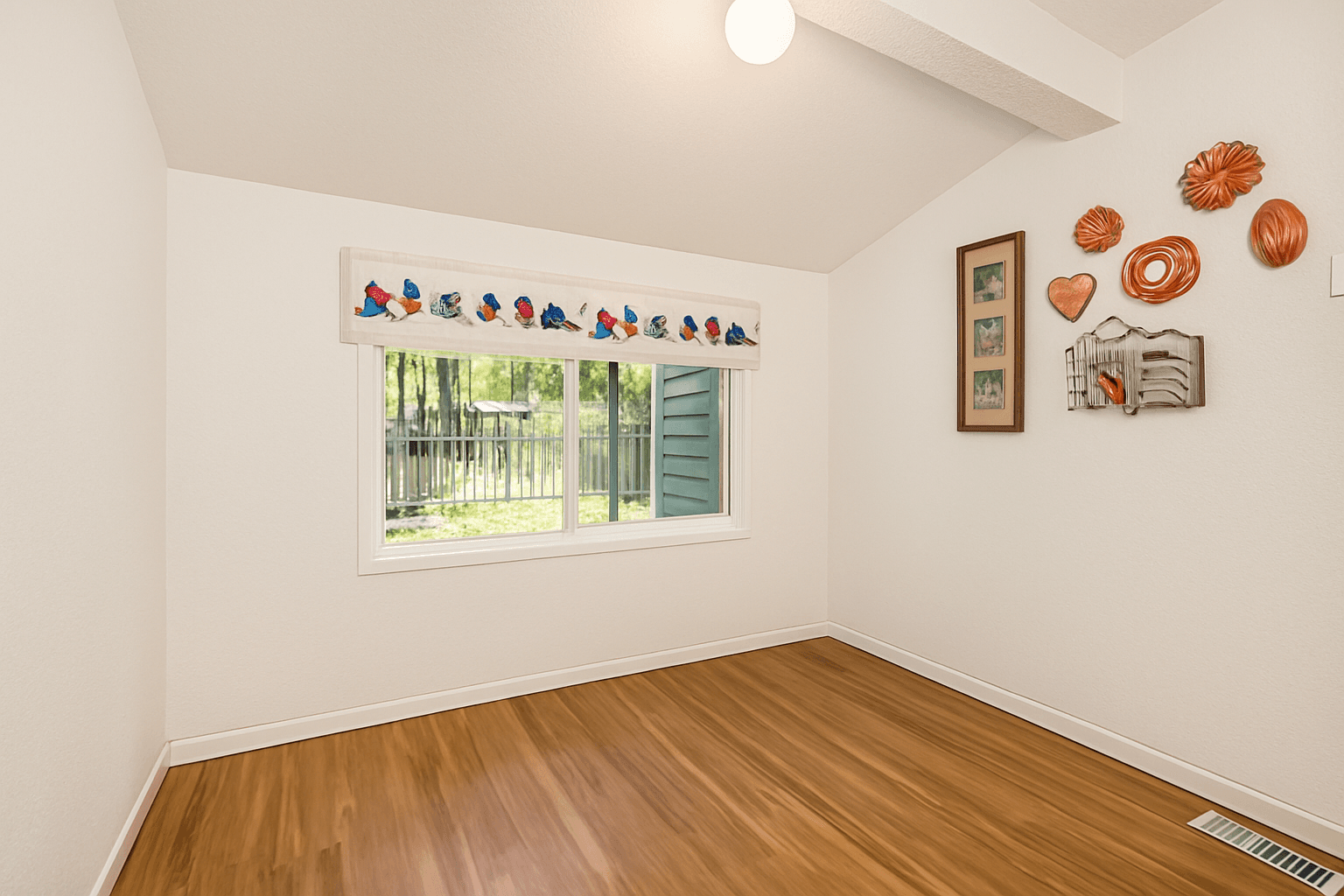 Room virtually staged in Modern style with StageHQ AI virtual staging