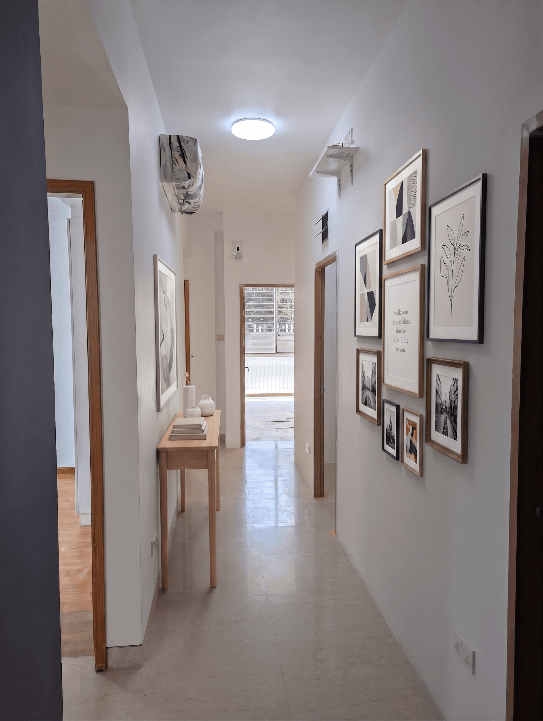 Room virtually staged in Modern style with StageHQ AI virtual staging