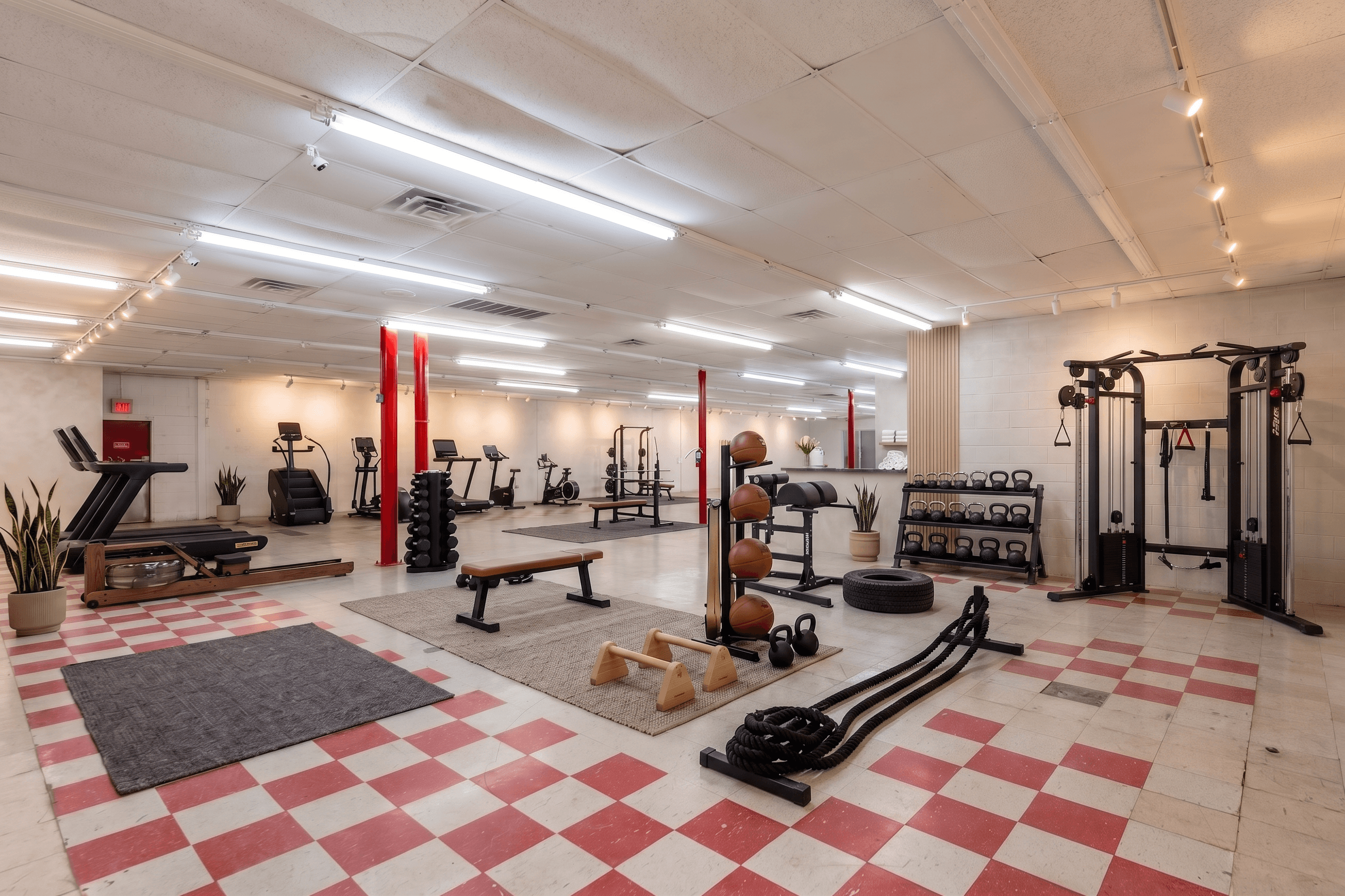 Room virtually staged in Modern style with StageHQ AI virtual staging